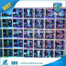 Shenzhen packaging anti-fake custom hologram sticker round with private logo sticker